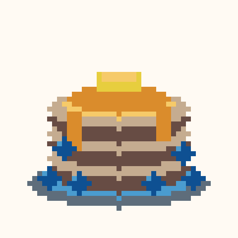 Blueberry Pancake Stack