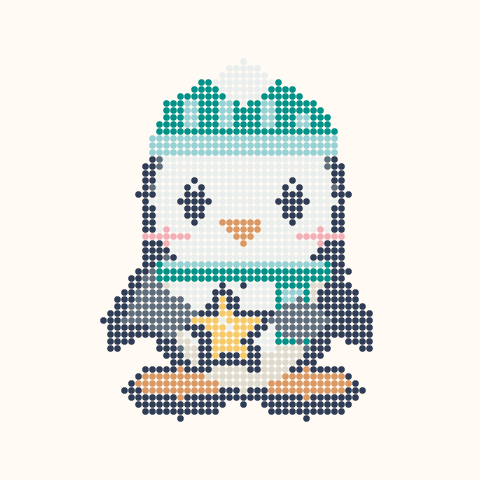 Stargazing Penguin
