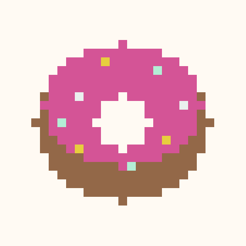 Strawberry Frosted Donut