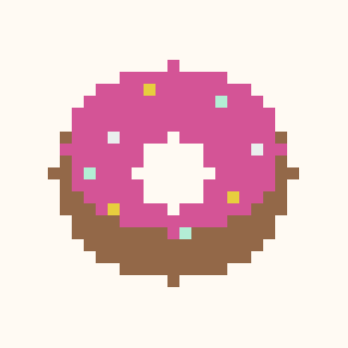 Strawberry Frosted Donut