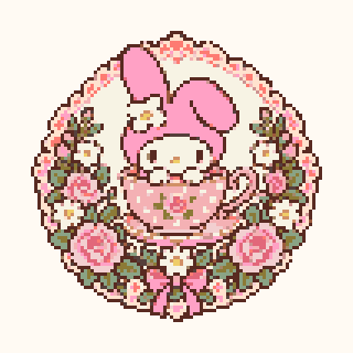 My Melody Garden Tea