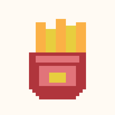 Red Carton Fries