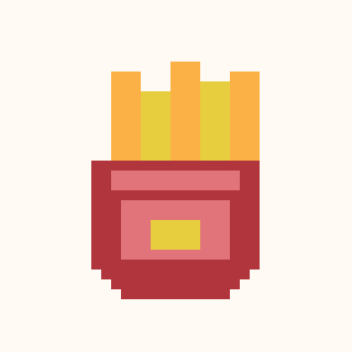 Red Carton Fries
