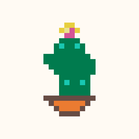 Sunny Little Cactus