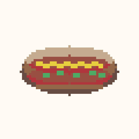 Mustard & Relish Hot Dog
