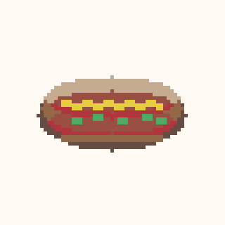 Mustard & Relish Hot Dog