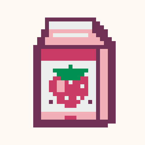 Strawberry Milk Carton